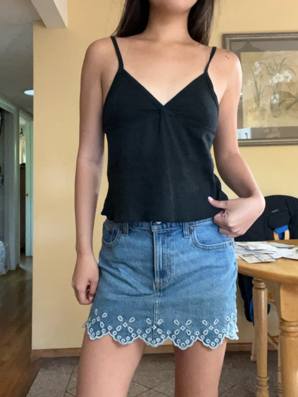 Abercrombie & Fitch denim skirt